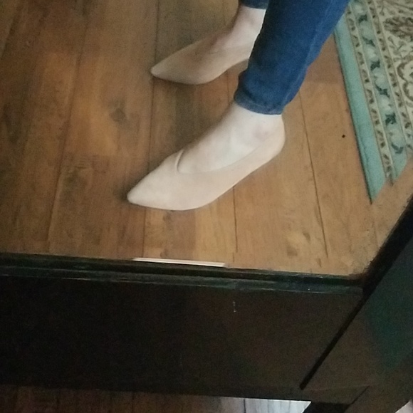 Jeffrey Campbell beige/pink suede Cara heels - Picture 4 of 4